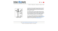 Desktop Screenshot of inter-biotech.com